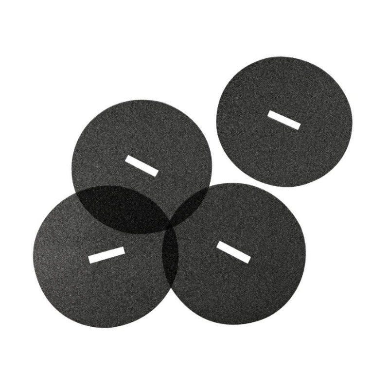 Tool Klean Replacement Filters for B-Air Grizzly Dryer Kit - Compatible with B-Air Pet Dryer Airmovers GP-1-F Grizzly Filter Kit - 4 Pack, Black - Tool Klean