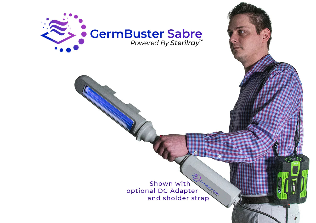 Germbuster Sabre Battery Pack and Charger
