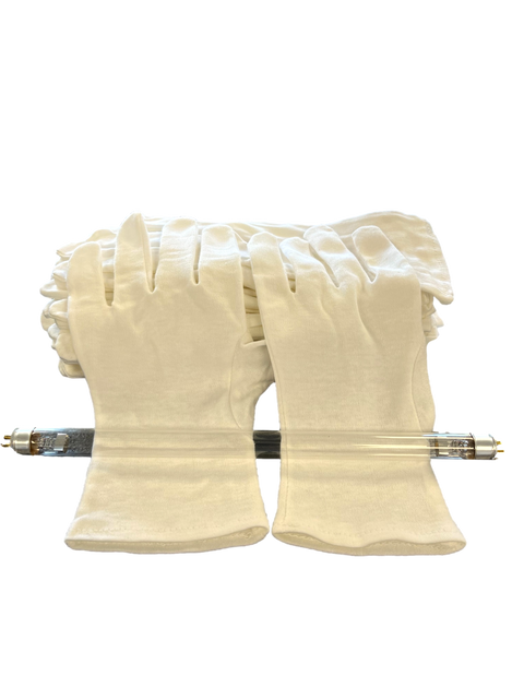 UVC Bulb Safety & Cleaning Gloves - Pack of 12 Pairs
