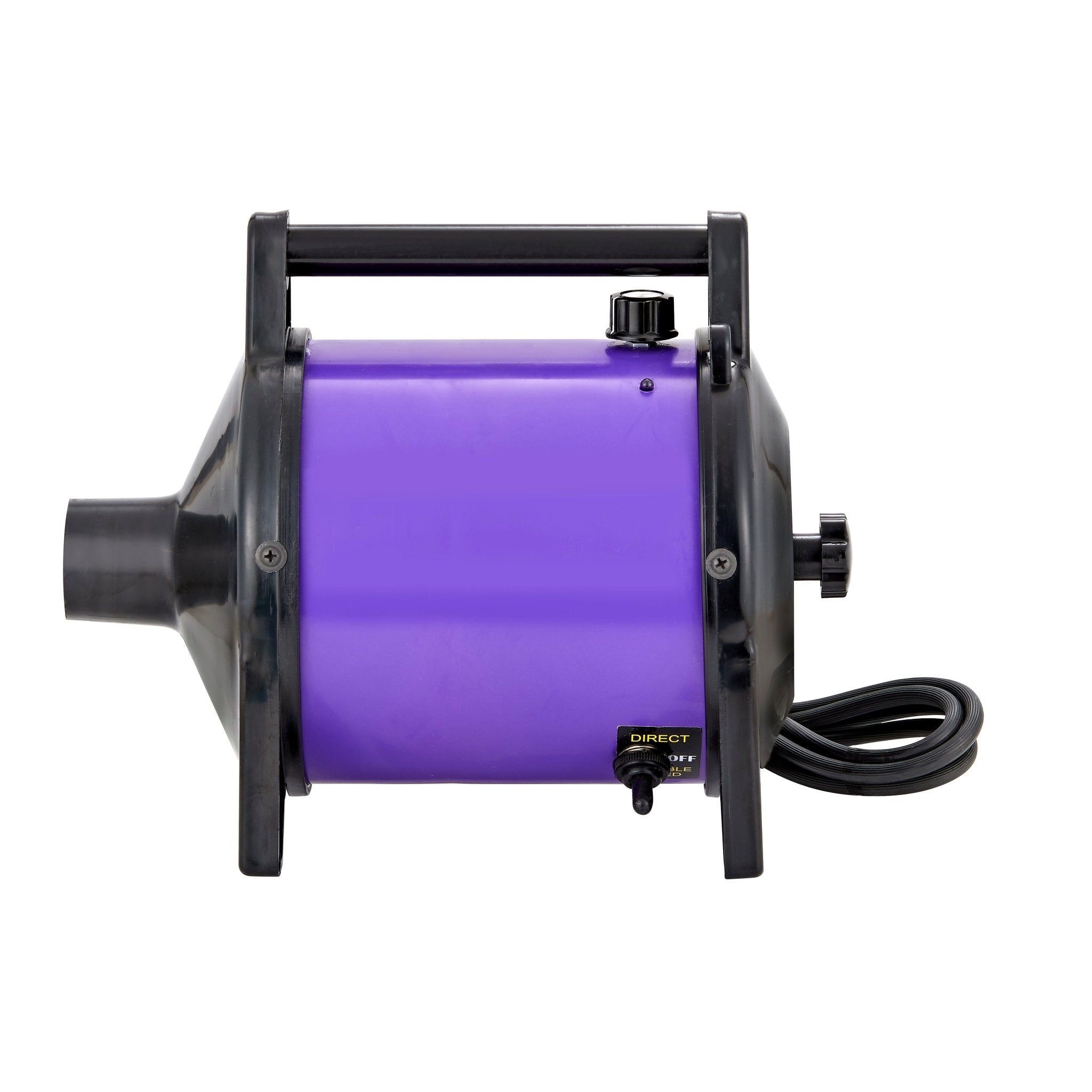 GustyAir Mini High Velocity Portable Dog Hair Dryer in purple