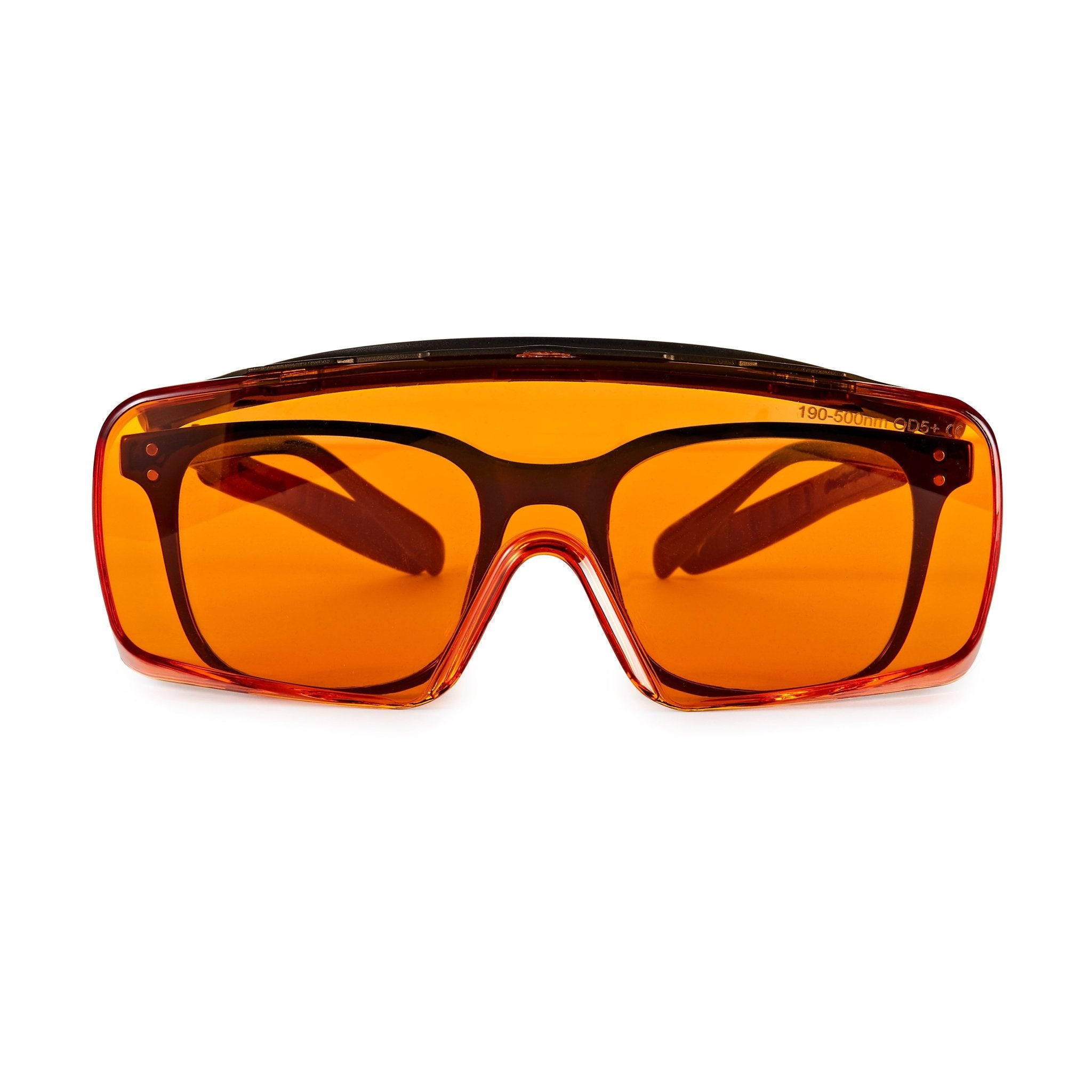 Large UV Light Safety Glasses – Yellow UVC Protective Goggles - EN166 ANSI Z87.1, CE – UV 400