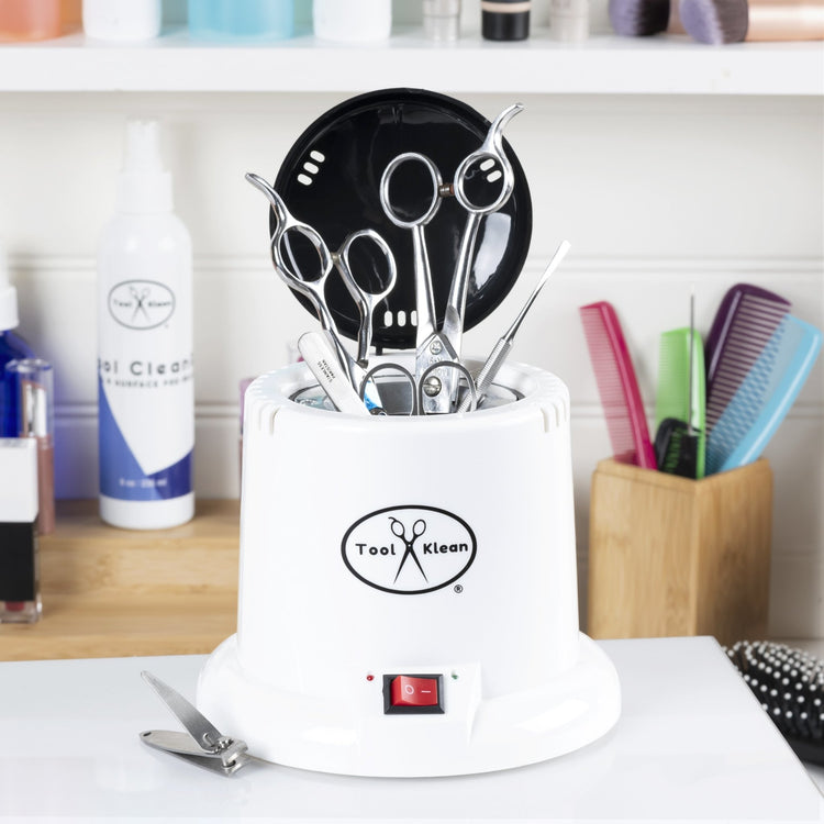 Salon Tool Sanitizer - Glass Bead Hot Cup Sanitizer in White, Pink, or Purple (Includes 2 Bags of Beads, an $11.98 value) - Tool Klean