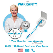 1-Year Manufacturer Warranty Tool Klean UV Toothbrush Sanitizer