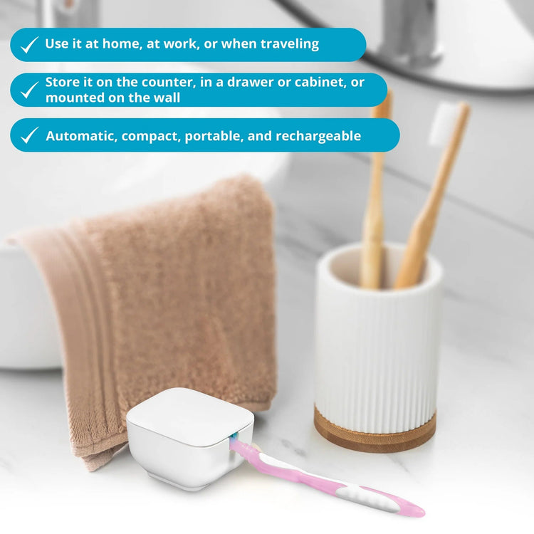 Tidy Teeth UV Toothbrush Sanitizer - Family Pack of 6 - Tool Klean